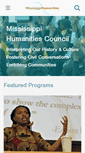 Mobile Screenshot of mshumanities.org