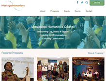 Tablet Screenshot of mshumanities.org